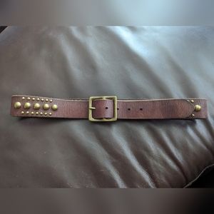 Gap Brown Leather Studded Belt